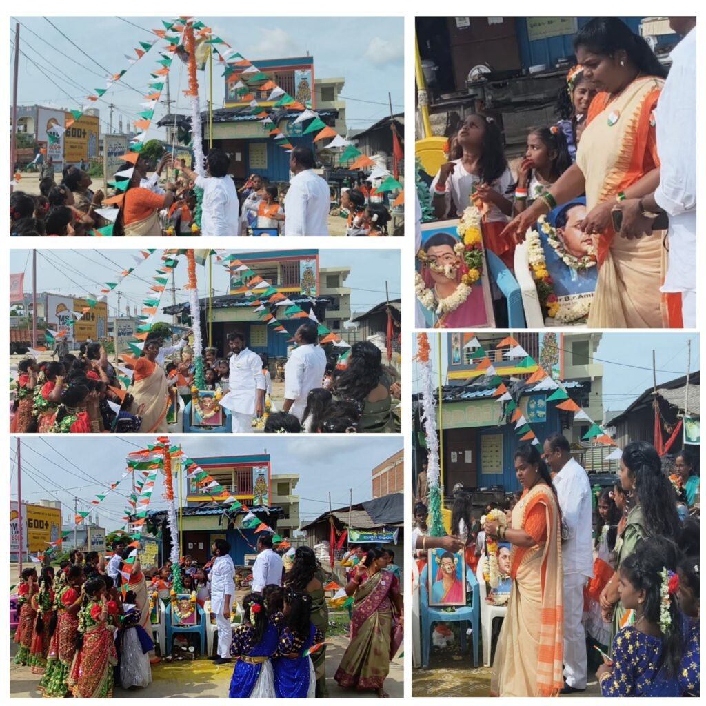 టిఆర్ఎస్ ఆధ్వర్యంలో స్వాతంత్ర్య దినోత్సవ వేడుకలు: మునుగోడు నియోజకవర్గం ఇంచార్జ్ తెలంగాణ మాధవక్క