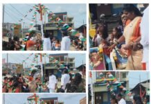 టిఆర్ఎస్ ఆధ్వర్యంలో స్వాతంత్ర్య దినోత్సవ వేడుకలు: మునుగోడు నియోజకవర్గం ఇంచార్జ్ తెలంగాణ మాధవక్క