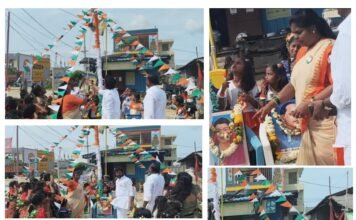టిఆర్ఎస్ ఆధ్వర్యంలో స్వాతంత్ర్య దినోత్సవ వేడుకలు: మునుగోడు నియోజకవర్గం ఇంచార్జ్ తెలంగాణ మాధవక్క
