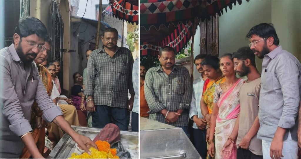 శ్రీనివాస్ కుటుంబానికి ప్రగాఢ సానుభూతి: టీఆర్ఎస్ నకిరేకల్ నియోజకవర్గం ఇంచార్జ్ మేడి నరేష్
