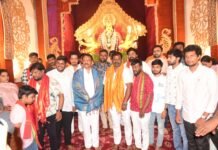 అమ్మవారి పూజలో పాల్గొన్న ఎమ్మెల్యే దేవిరెడ్డి సుధీర్ రెడ్డి